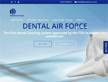 Tablet Screenshot of dentalairforce.com